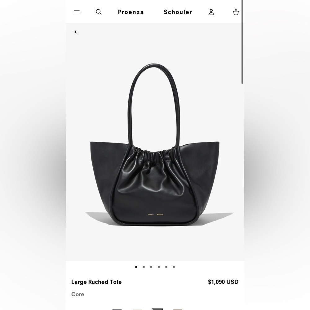 Proenza Schouler large ruched tote